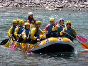 Pyrenees adventures - Rafting in the Pyrenees on the “Gave de Pau” river