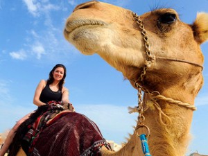 Camel riding