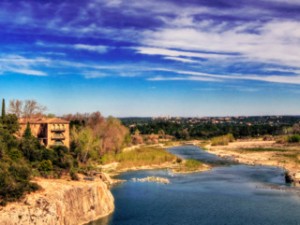 The beautiful Gardon River... perfect for canoeing and kayaking adventures in France.