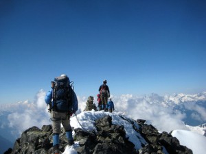 Mountain climbing adventure